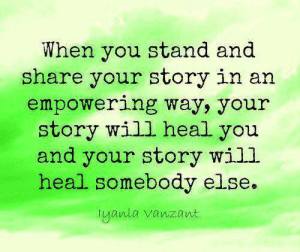 Stand and share your story